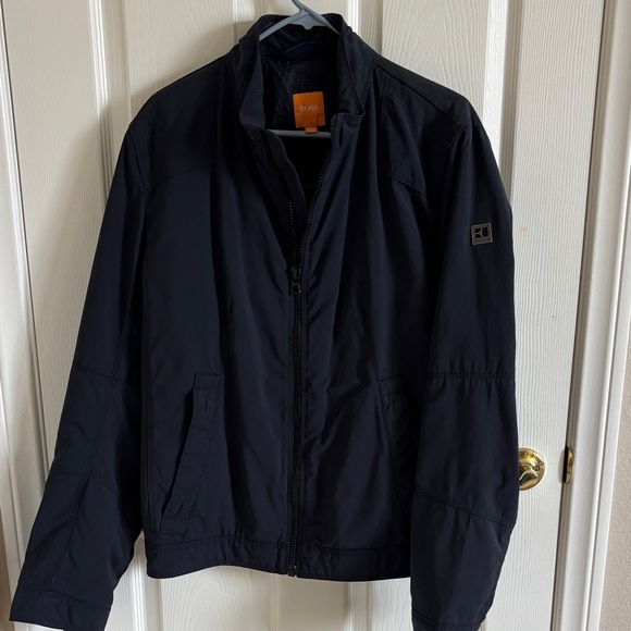 Hugo Boss Men's Navy Orgun Jacket water resistant - Picture 1 of 8